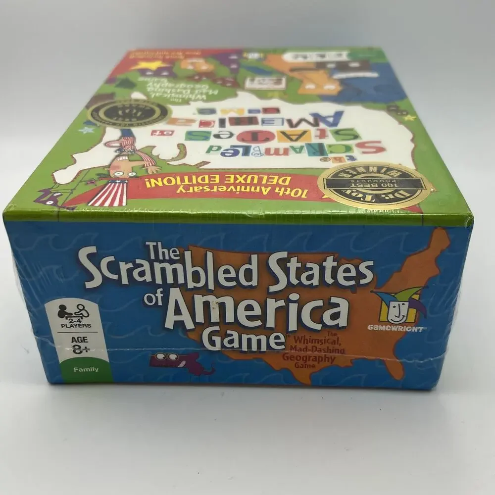 The Scrambled States of America Game 10th Anniversary Deluxe Edition New Sealed - Picture 4 of 10